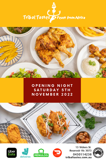 Tribal Tastes Virtual Restaurant - Opening Saturday 7th Janurary!